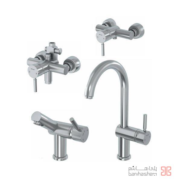 Kelar_4_Abshar_CM شیرآلات کلار مدل آبشار کروم مات - Image 1