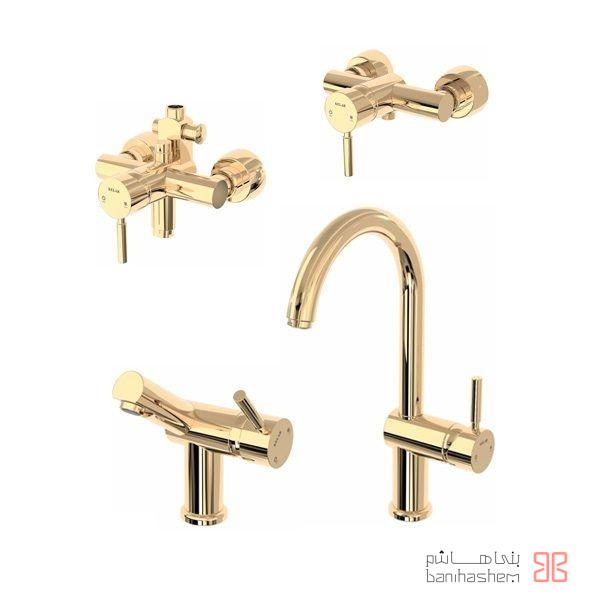 Kelar_4_Abshar_G شیرآلات کلار مدل آبشار طلایی - Image 1