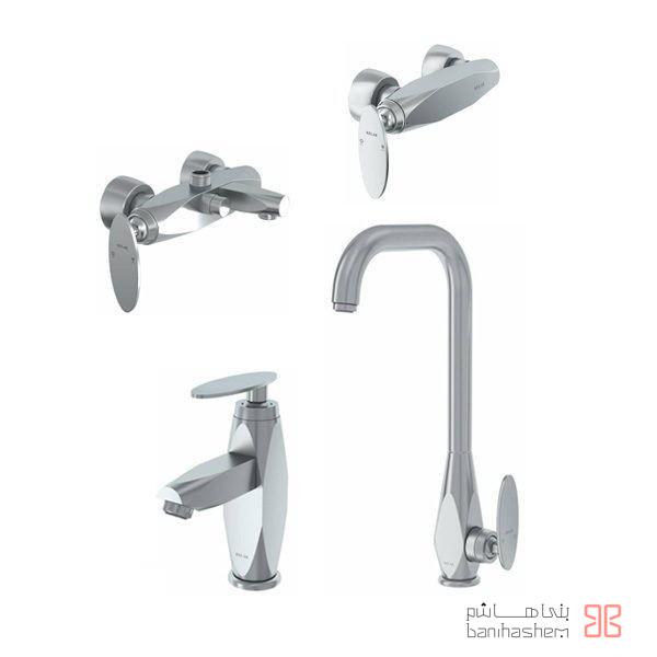 Kelar_4_Berelian_CM شیرآلات کلار مدل برلیان کروم مات - Image 1