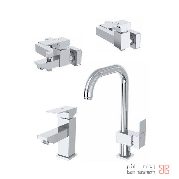 Kelar_4_Flat_C شیرآلات کلار مدل فلت کروم - Image 1