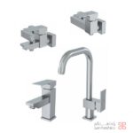 شیرآلات کلار مدل فلت کروم مات