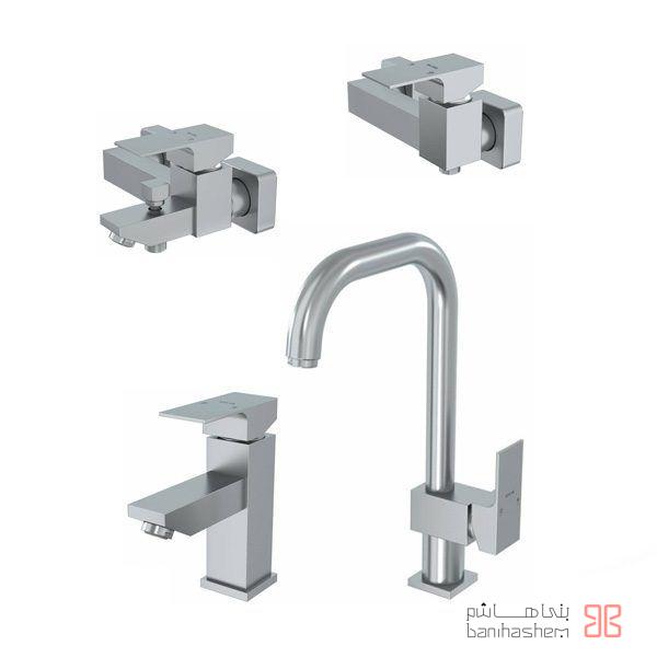 Kelar_4_Flat_CM شیرآلات کلار مدل فلت کروم مات - Image 1