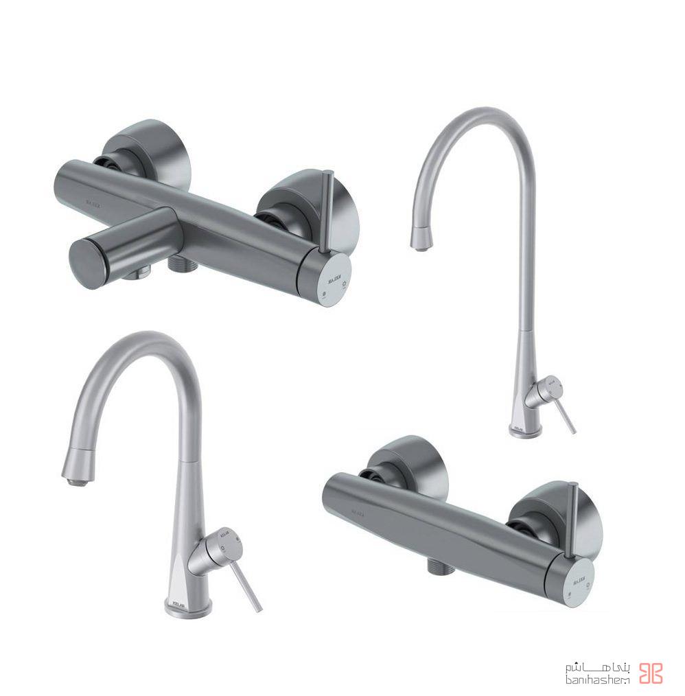 Kelar_4_Roz_CM شیرآلات کلار مدل رز کروم مات - Image 1