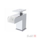 شیر روشویی آبشاری کلار مدل فلت کروم