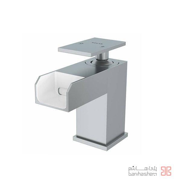 Kelar_Abshari_Flat_CM شیر روشویی آبشاری کلار مدل فلت کروم مات - Image 1
