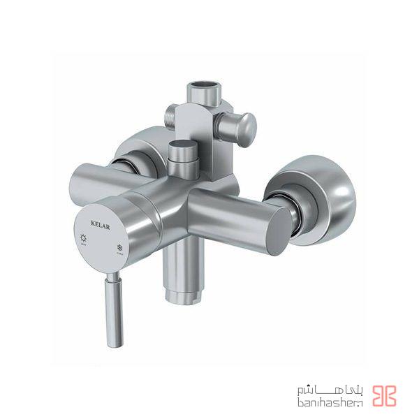 Kelar_Beth_Abshar_CM شیر حمام کلار مدل آبشار کروم مات - Image 1