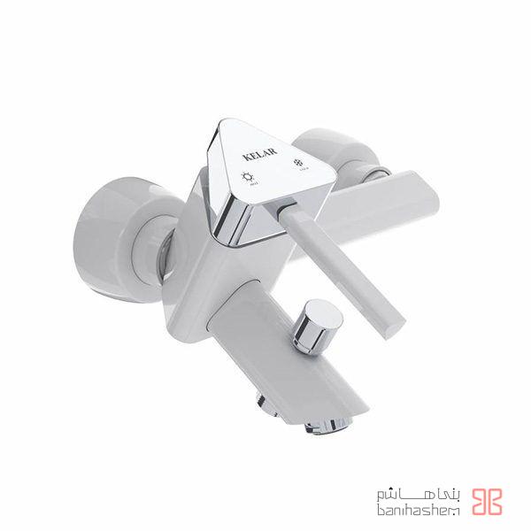 Kelar_Beth_Bermoda_W شیر حمام کلار مدل برمودا سفید - Image 1