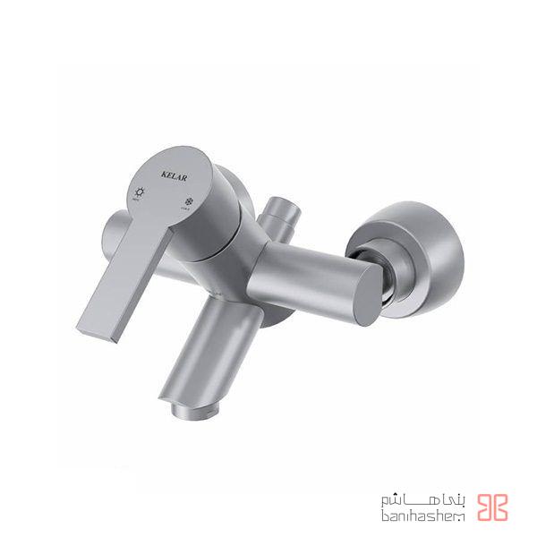 Kelar_Beth_NewArya_CM شیر حمام کلار مدل نیو آریا کروم مات - Image 1