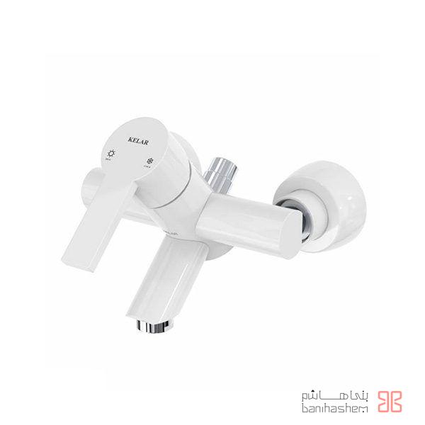 Kelar_Beth_NewArya_W شیر حمام کلار مدل نیو آریا سفید - Image 1