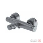 شیر حمام کلار مدل رز کروم مات