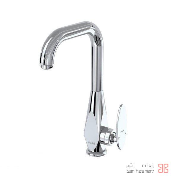 Kelar_RoAlam_Berelian_C شیر روشویی علم دار کلار مدل برلیان کروم - Image 1