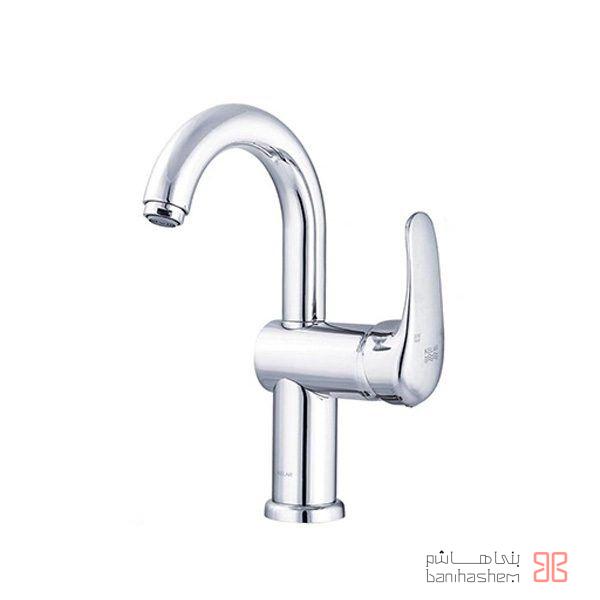 Kelar_RoAlam_Darya_C شیر روشویی علم دار کلار مدل دریا کروم - Image 1