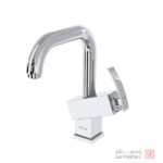شیر روشویی علم دار کلار مدل سوپر فلت کروم