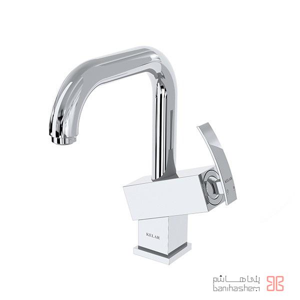 Kelar_RoAlam_SuperFlat_C شیر روشویی علم دار کلار مدل سوپر فلت کروم - Image 1