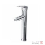 شیر روشویی پایه بلند کلار مدل آریا کروم