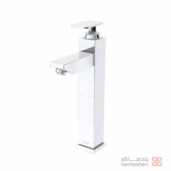 Kelar_RoB_Flat99_C شیر روشویی پایه بلند کلار مدل فلت سری 99 کروم - Image 1