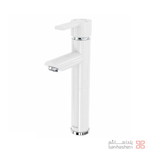 Kelar_RoB_NewArya_W شیر روشویی پایه بلند کلار مدل نیو آریا سفید - Image 1