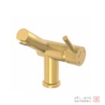 شیر روشویی کلار مدل آبشار طلایی مات