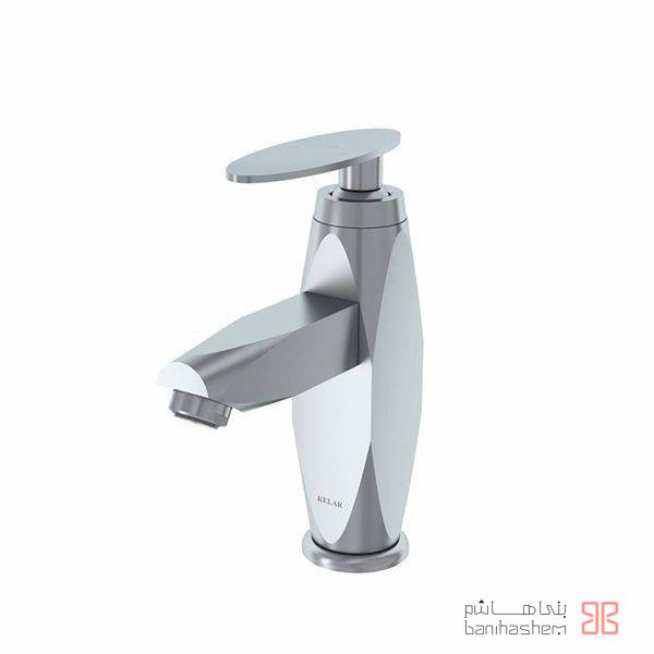 Kelar_Ro_Berelian_CM شیر روشویی کلار مدل برلیان کروم مات - Image 1
