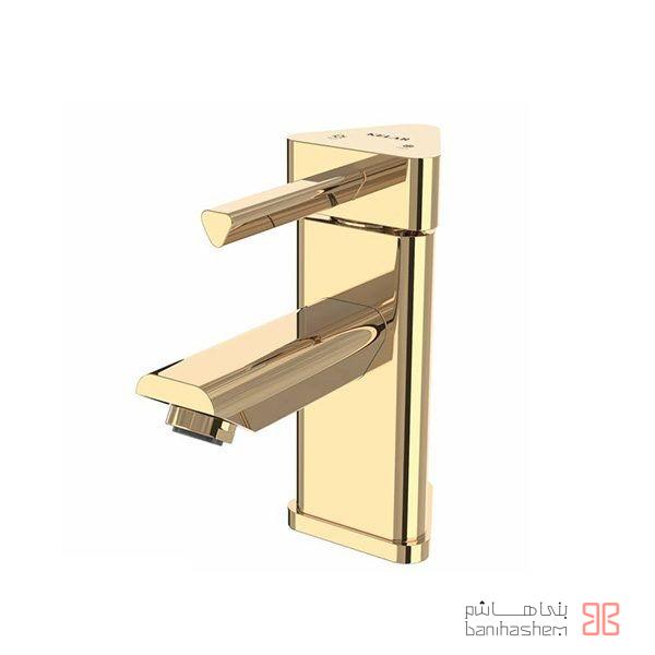 Kelar_Ro_Bermoda_G شیر روشویی کلار مدل برمودا طلایی - Image 1