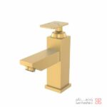 شیر روشویی کلار مدل فلت سری 99 طلایی مات