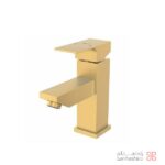 شیر روشویی کلار مدل فلت طلایی مات