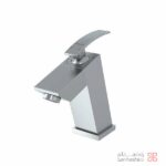 شیر روشویی کلار مدل سوپر فلت کروم مات