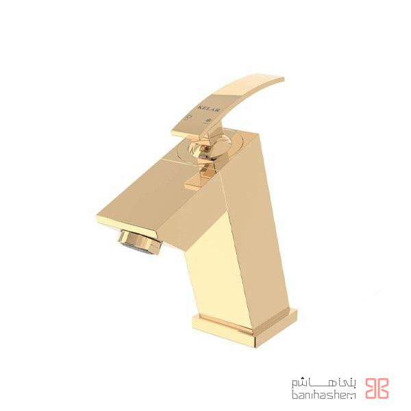 Kelar_Ro_SuperFlat_G شیر روشویی کلار مدل سوپر فلت طلایی - Image 1