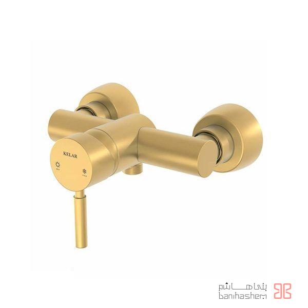Kelar_Toilet_Abshar_GM شیر توالت کلار مدل آبشار طلایی مات - Image 1