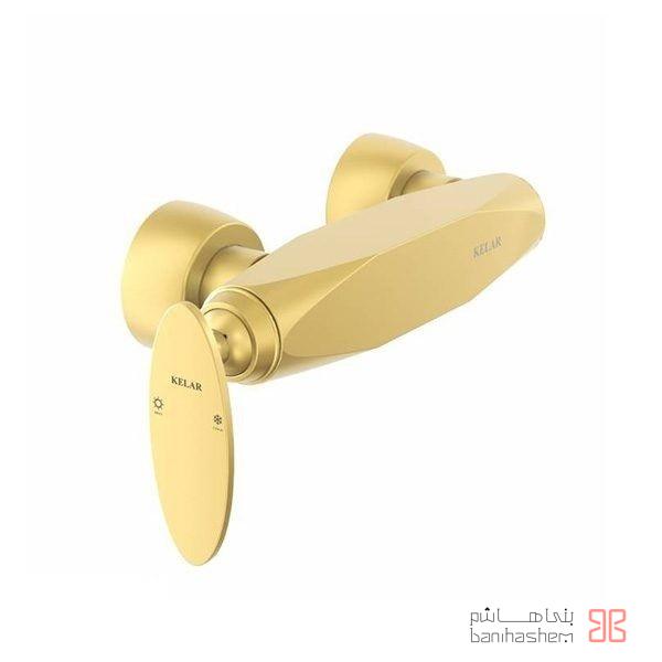 Kelar_Toilet_Berelian_GM شیر توالت کلار مدل برلیان طلایی مات - Image 1