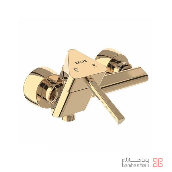 Kelar_Toilet_Bermoda_G شیر توالت کلار مدل برمودا طلایی - Image 1