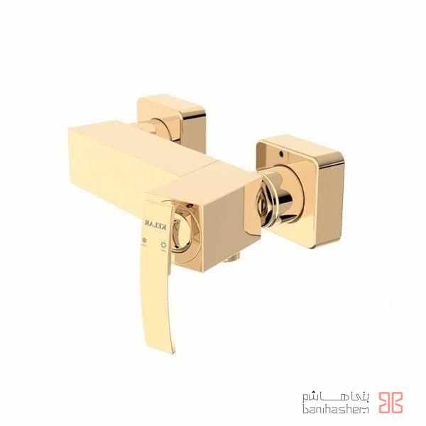 Kelar_Toilet_SuperFlat_G شیر توالت کلار مدل سوپر فلت طلایی - Image 1