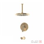 ملزومات دوش توکار کلاسیک کلار مدل فلور تیپ 2 طلایی