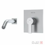 ملزومات روشویی توکار کلاسیک کلار مدل فلت کروم مات
