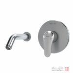 ملزومات روشویی توکار کلاسیک کلار مدل فلور کروم مات