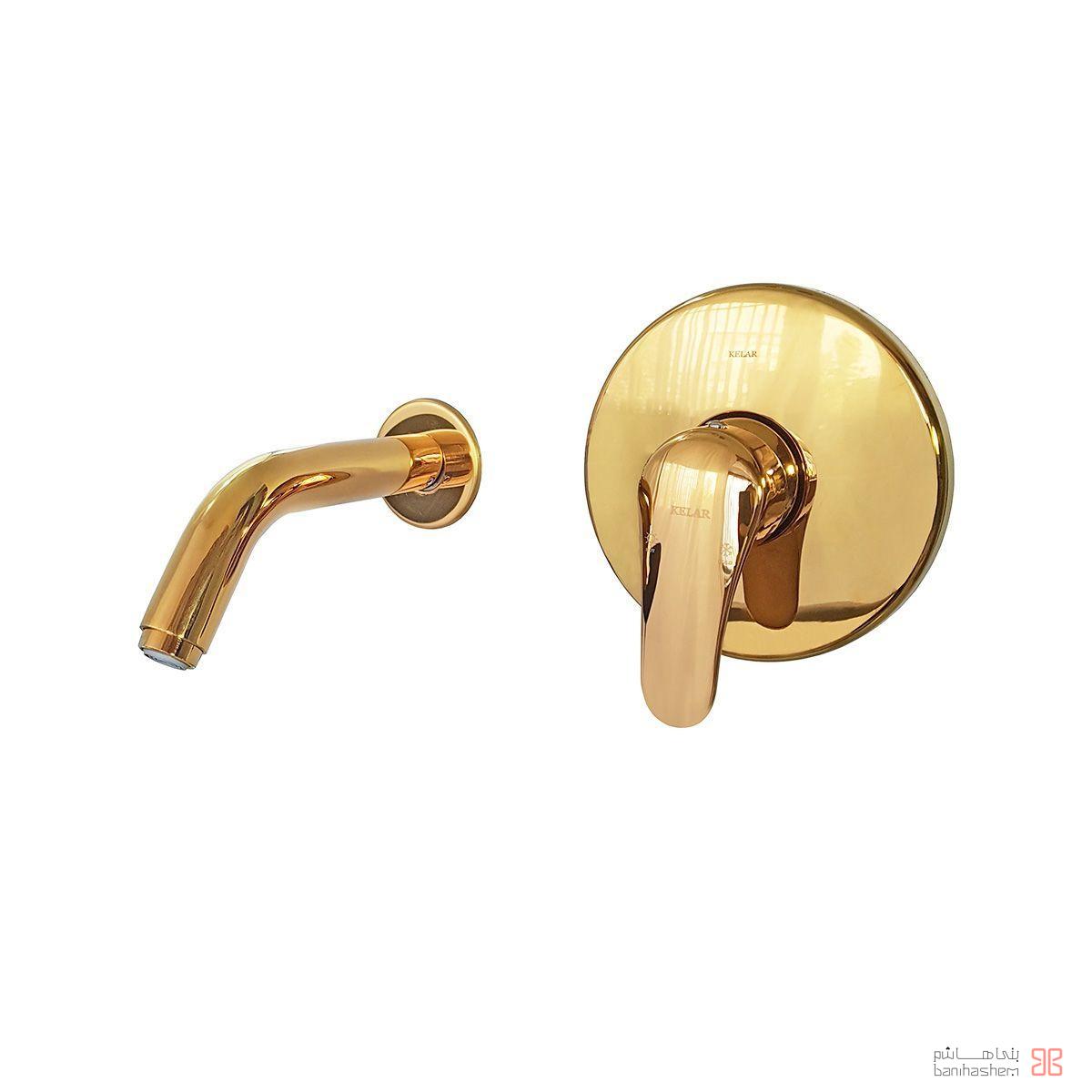 Kelar_Tokar_Classic_Ro_Floor_G ملزومات روشویی توکار کلاسیک کلار مدل فلور طلایی - Image 1