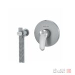 ملزومات توالت توکار کلاسیک کلار مدل فلور کروم مات