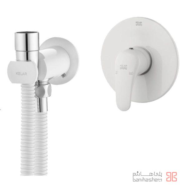 ملزومات توالت توکار کلاسیک کلار مدل فلور سفید