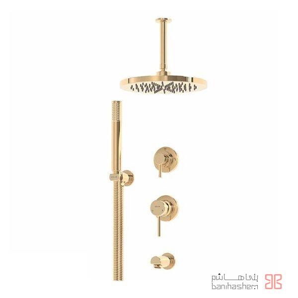 Kelar_Tokar_Luxury_Floor_T3_G ملزومات دوش توکار لاکچری کلار مدل فلور تیپ 3 طلایی - Image 1
