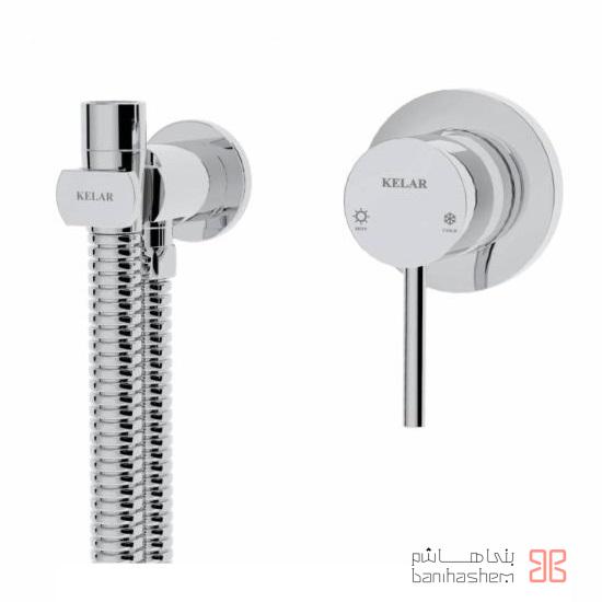 ملزومات توالت توکار لاکچری کلار مدل فلور کروم