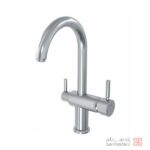 شیر ظرفشویی دوکاره کلار مدل آبشار کروم مات