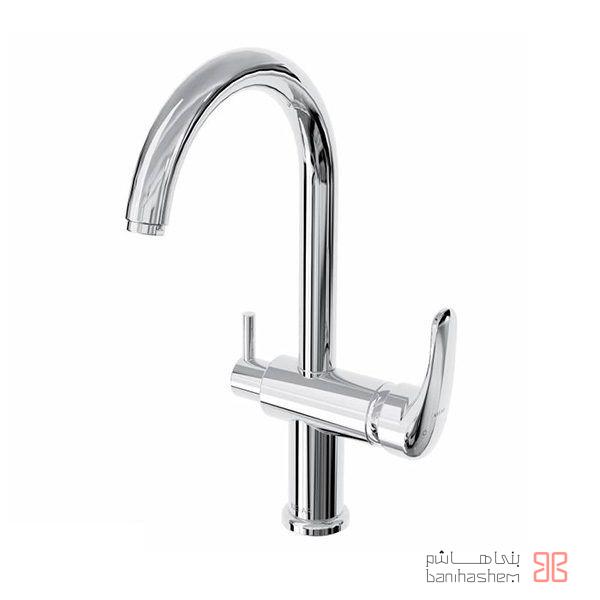Kelar_Zarf2_Arya_C شیر ظرفشویی دوکاره کلار مدل آریا کروم - Image 1