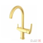 شیر ظرفشویی دوکاره کلار مدل آریا طلایی مات