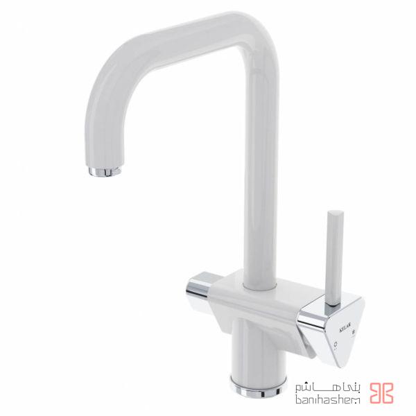 Kelar_Zarf2_Bermoda_W شیر ظرفشویی دوکاره کلار مدل برمودا سفید - Image 1