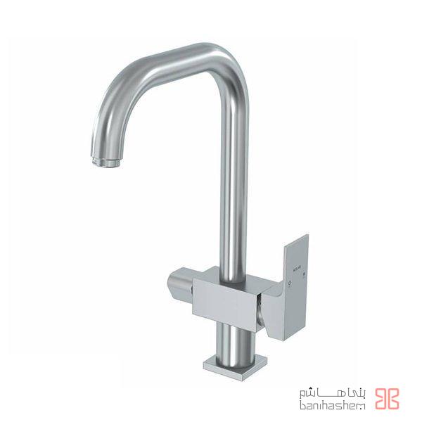 Kelar_Zarf2_Flat_CM شیر ظرفشویی دوکاره کلار مدل فلت کروم مات - Image 1