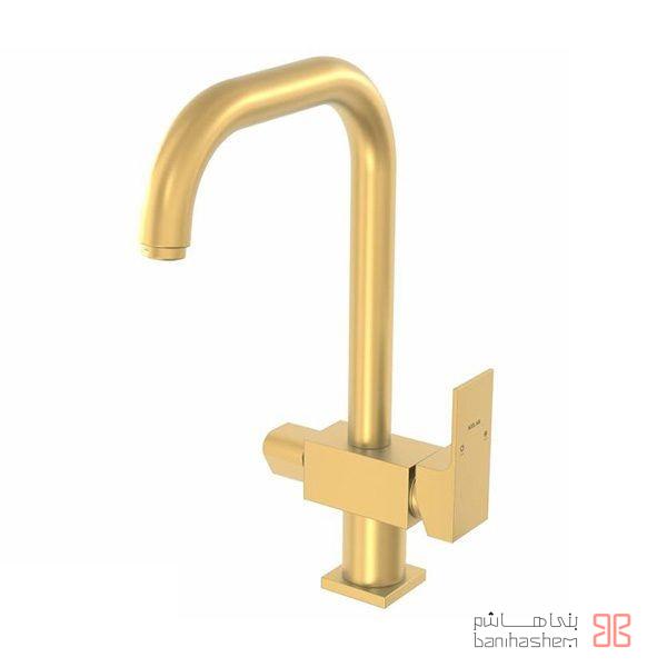 Kelar_Zarf2_Flat_GM شیر ظرفشویی دوکاره کلار مدل فلت طلایی مات - Image 1