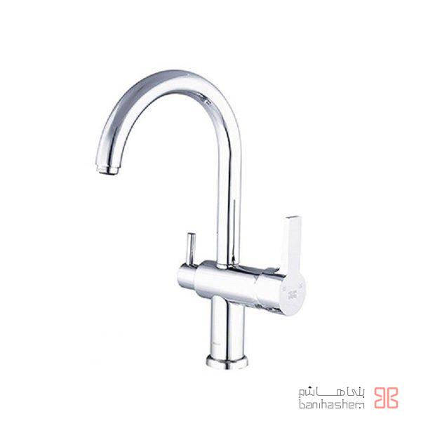 Kelar_Zarf2_NewArya_C شیر ظرفشویی دوکاره کلار مدل نیو آریا کروم - Image 1