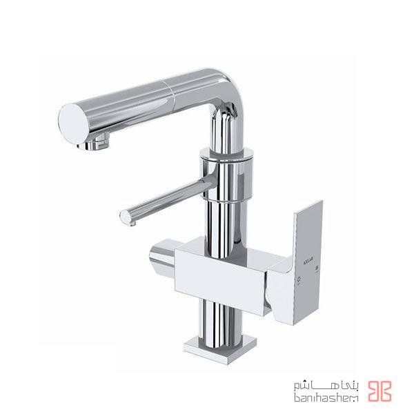Kelar_Zarf2_SH_Flat_C شیر ظرفشویی دوکاره شاوری کلار مدل فلت کروم - Image 1