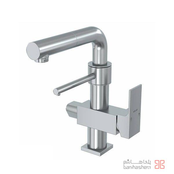 شیر ظرفشویی دوکاره شاوری کلار مدل فلت کروم مات