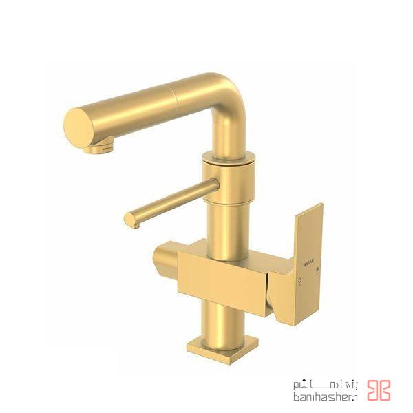 Kelar_Zarf2_SH_Flat_GM شیر ظرفشویی دوکاره شاوری کلار مدل فلت طلایی مات - Image 1